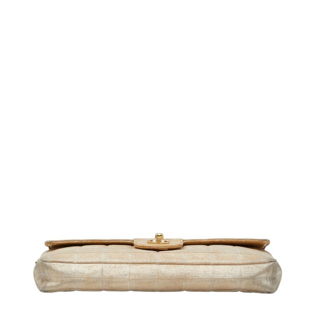 CHANEL Cream Leather Logo Shoulder Bag - Picture 3 of 14